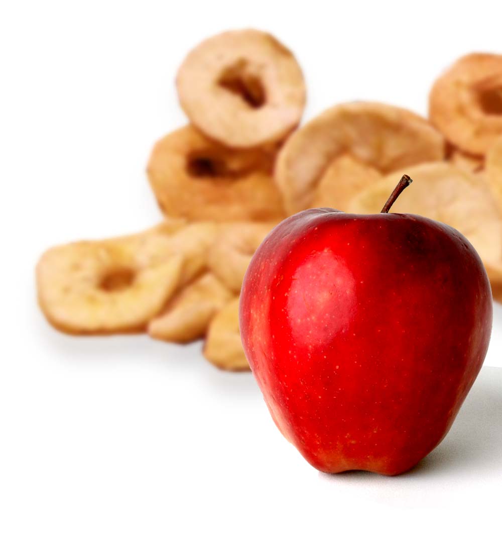 manzanas deshidratadas