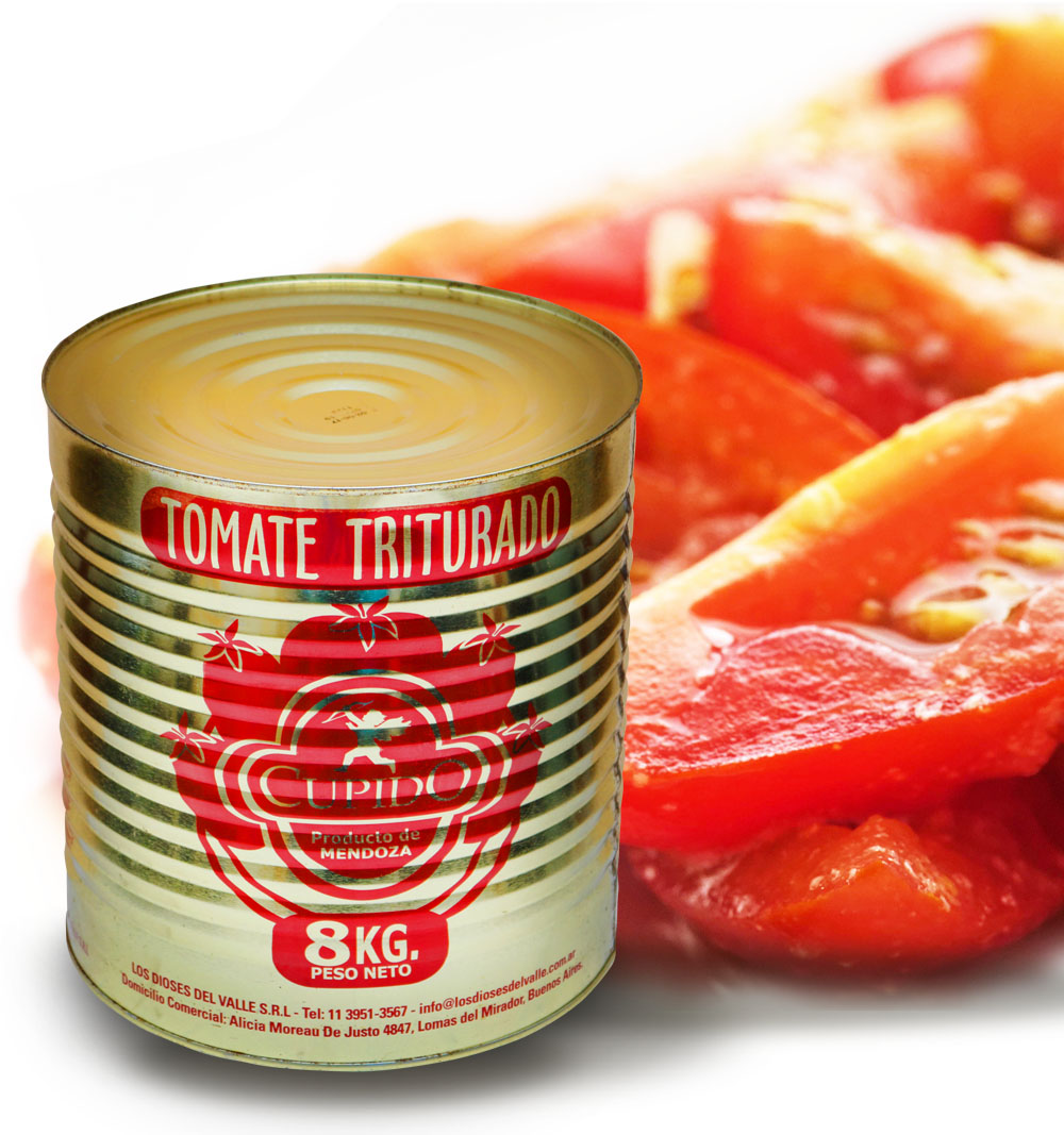 tomates triturados